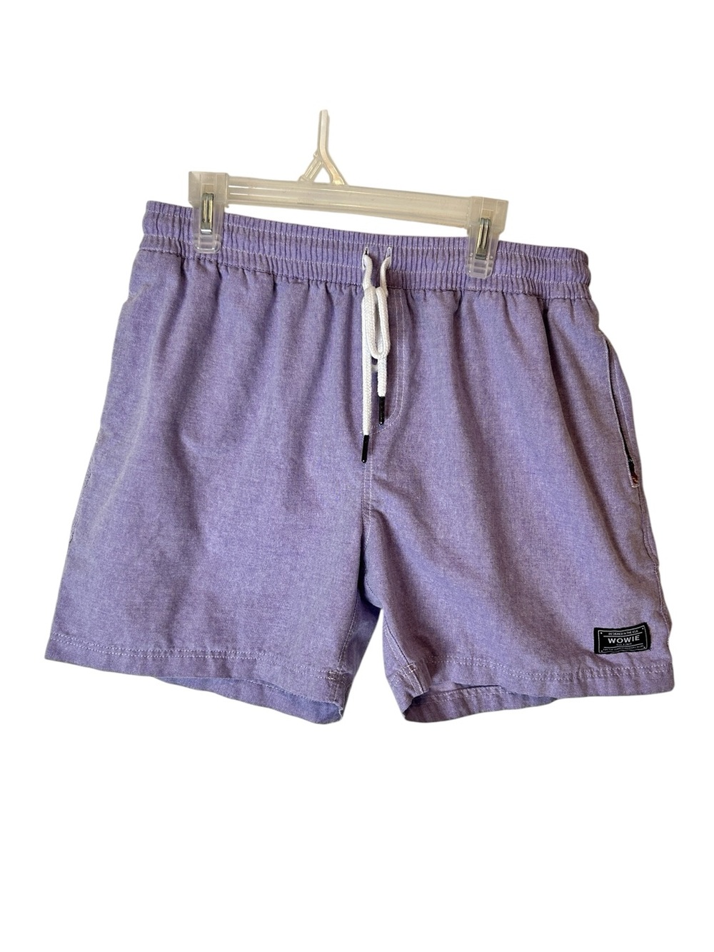 Wowie OG Lavender Men’s Casual Shorts 5” Size Large